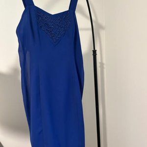 Beautiful Royal Blue Dress Perfect for Evening Parties or Weddings